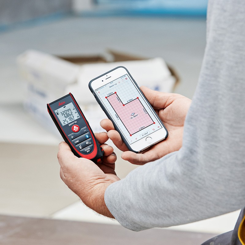 thumbnail image 2 of Leica Disto D2 New Laser Distance Measurer – Compact With Bluetooth, 0.05-100m Range 2 of 6