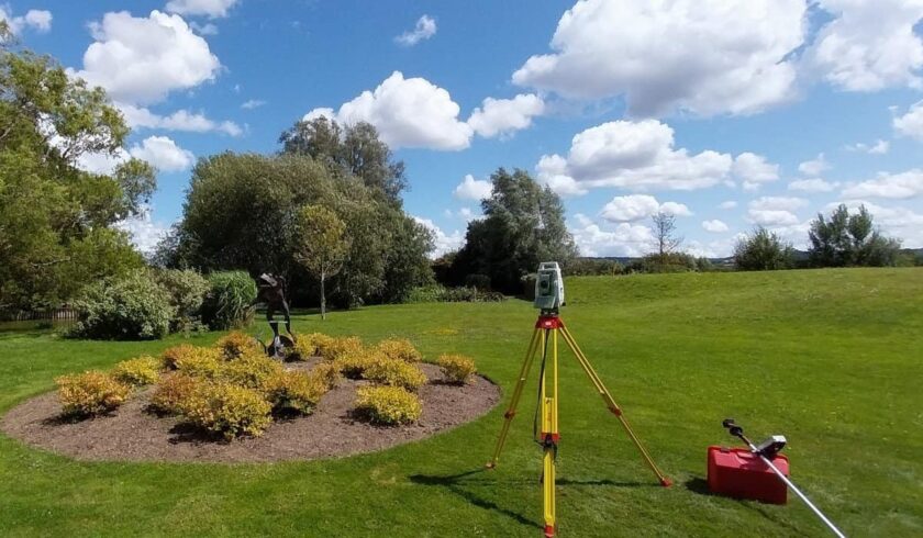 Landscaping using Nikon XF Total Station